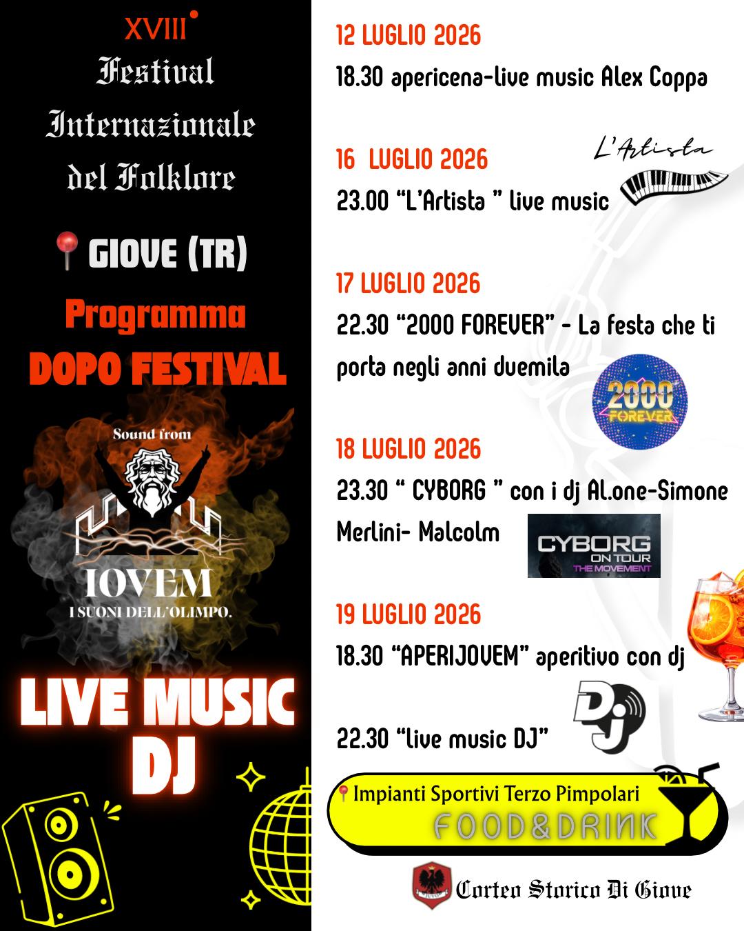 Programma DOPOFESTIVAL 2026